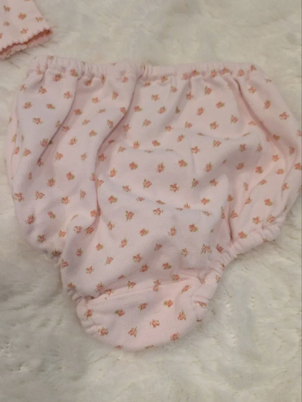 Ralph Lauren Pink Floral Long Sleeve Top & Bloomers Set